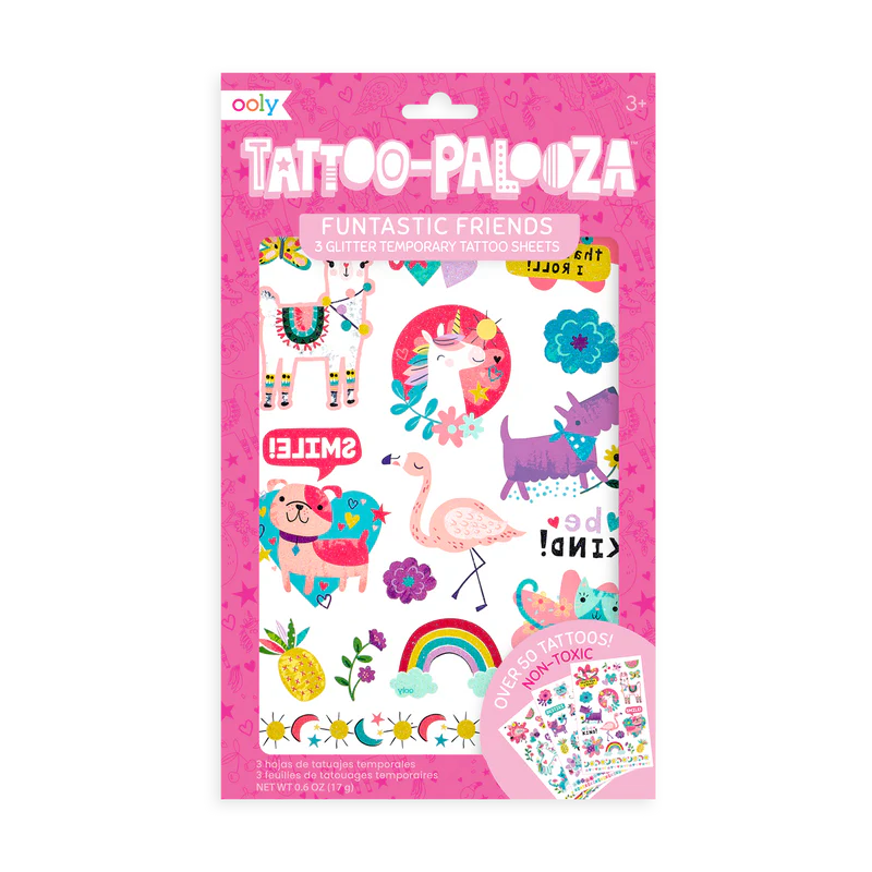 Load image into Gallery viewer, Ooly Tattoo-Palooza Temporary Tattoos - Funtastic Friends
