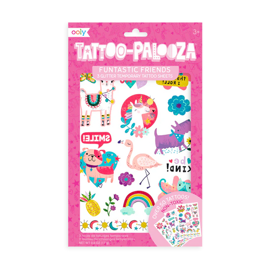 Ooly Tattoo-Palooza Temporary Tattoos - Funtastic Friends