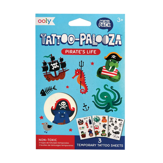 Ooly Mini Tattoo Palooza Temporary Tattoos - Pirate's Life