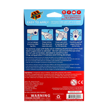 Ooly Mini Tattoo Palooza Temporary Tattoos - Pirate's Life