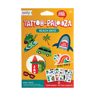 Ooly Mini Tattoo Palooza Temporary Tattoos - Beach Days