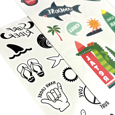 Ooly Mini Tattoo Palooza Temporary Tattoos - Beach Days