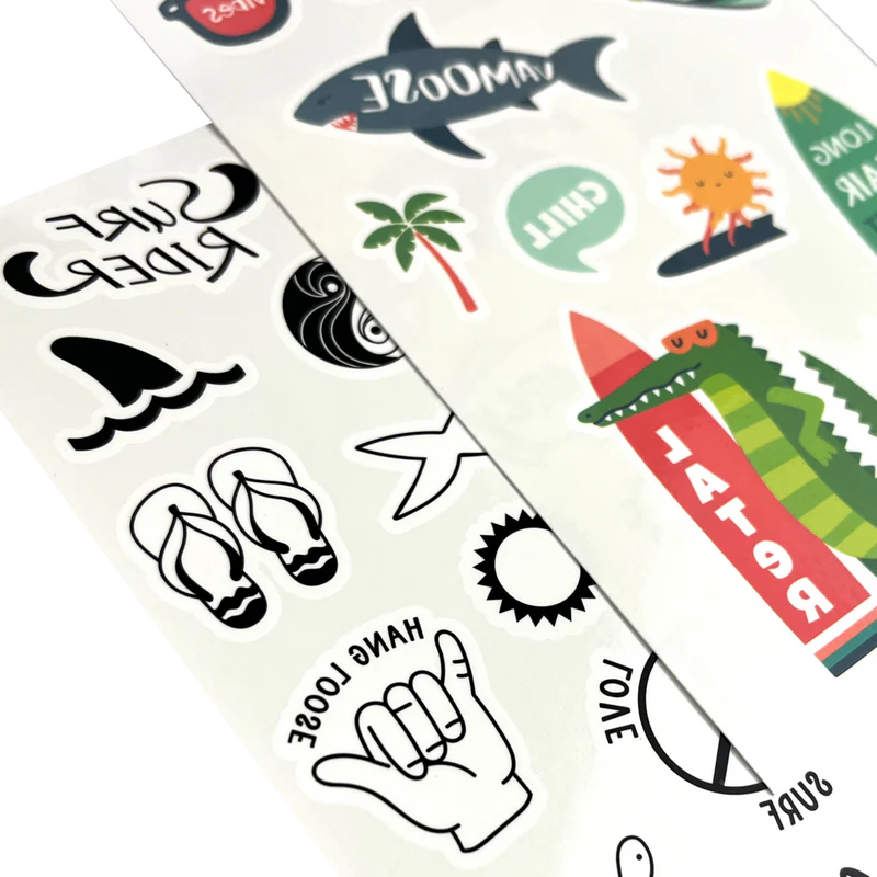 Load image into Gallery viewer, Ooly Mini Tattoo Palooza Temporary Tattoos - Beach Days
