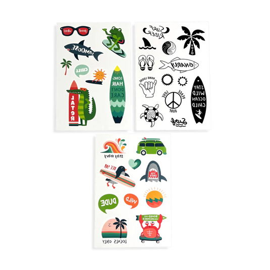 Ooly Mini Tattoo Palooza Temporary Tattoos - Beach Days