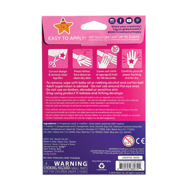 Ooly Mini Tattoo Palooza Temporary Tattoos - Unicorn Party