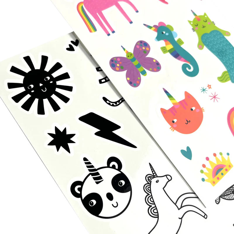 Load image into Gallery viewer, Ooly Mini Tattoo Palooza Temporary Tattoos - Unicorn Party
