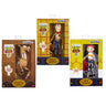 Toy Story 5 Ragdoll Edition Bullseye, Woody and Jessie figures in their boxes