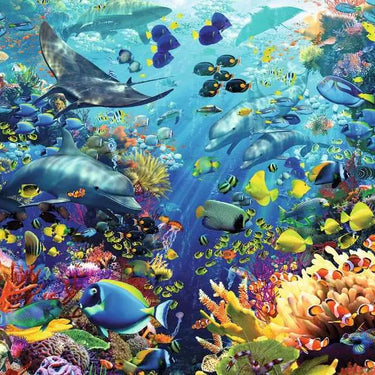 Jigsaw Puzzle Underwater Paradise - 9000 Pieces Puzzle