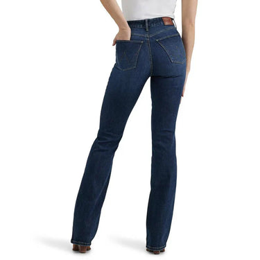 Wrangler Women's BeSpoke High Rise Lacey Bootcut Jean (Dark Indigo) Size 29X34
