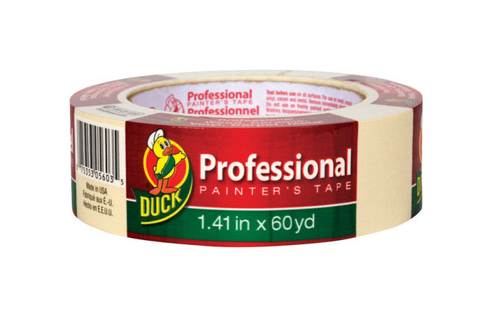 Duck Professional 1.41 in. W X 60 yd L Beige Medium Strength Painter's Tape 1 pk