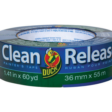Duck Clean Release 1.41 in. W X 60 yd L Blue Medium Strength Painter's Tape 1 pk