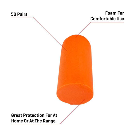 Allen Foam Ear Plugs (50 Pairs)