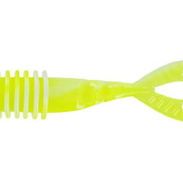 Big Bite Baits Kamikaze Swimon 4.25" Chartreuse/White Swirl