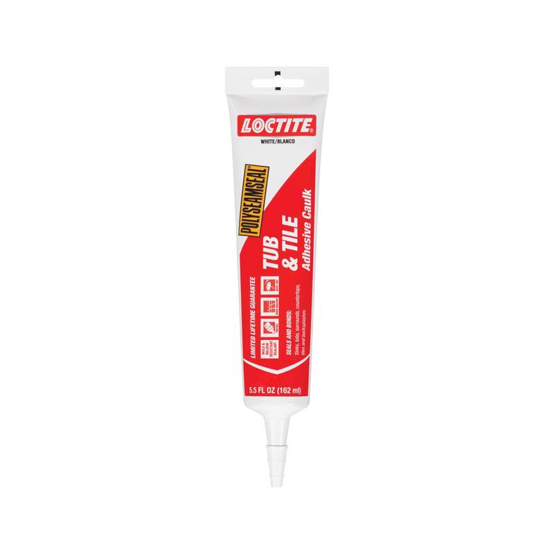 Load image into Gallery viewer, Loctite Polyseamseal White Acrylic Latex Kitchen and Bath Adhesive Caulk 5.5 oz
