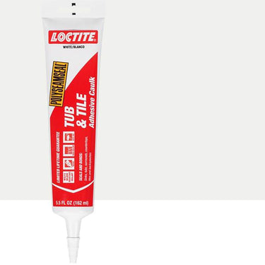 Loctite Polyseamseal White Acrylic Latex Kitchen and Bath Adhesive Caulk 5.5 oz