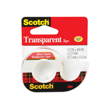 Scotch 1/2 in. W X 450 in. L Transparent Tape