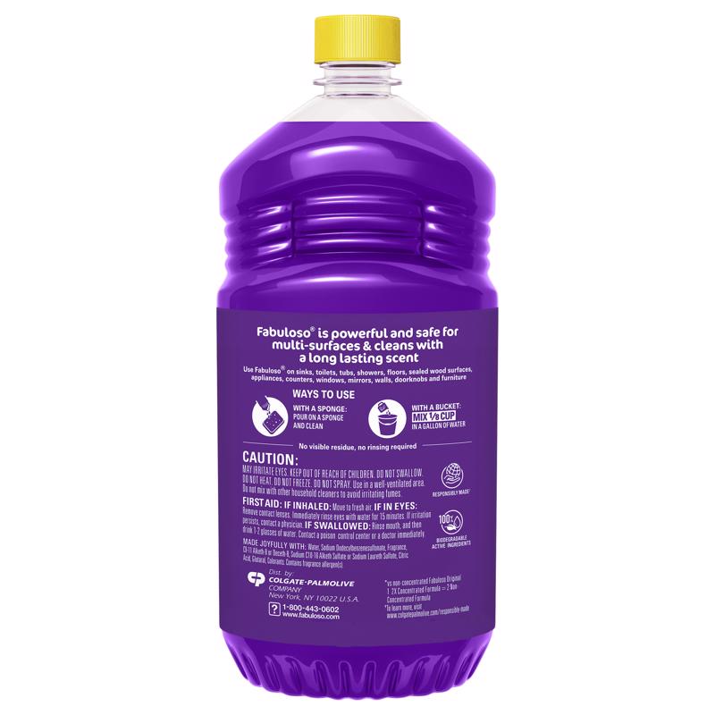 Load image into Gallery viewer, Fabuloso Lavender Scent Multi-Purpose Cleaner Liquid 56 oz
