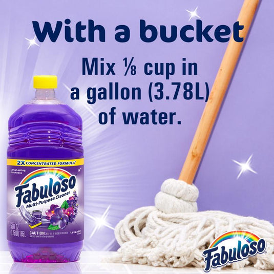 Fabuloso Lavender Scent Multi-Purpose Cleaner Liquid 56 oz