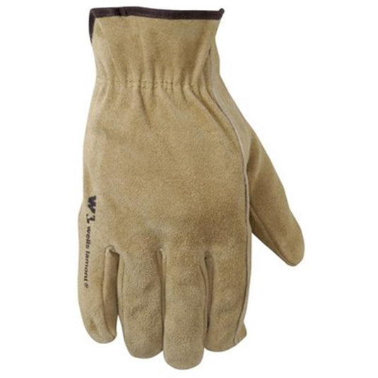 Men's Wells Lamont Split Cowhide Leather Driver Gloves