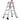 Little Giant Velocity 17 ft. H Aluminum Telescoping Multi-Position Ladder Type IA 300 lb. capacity  (In Store Pickup only)