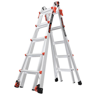 Little Giant Velocity 22 ft. H Aluminum Telescoping Multi-Position Ladder Type IA 300 lb. capacity  (In Store Pickup only)