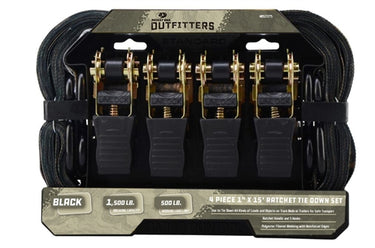 Mossy Oak Ratchet Strap Set, 4 Piece