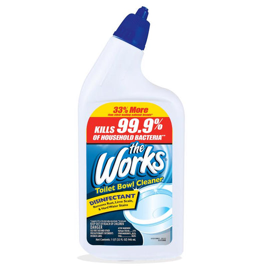 The Works No Scent Toilet Bowl Cleaner 32 oz Liquid