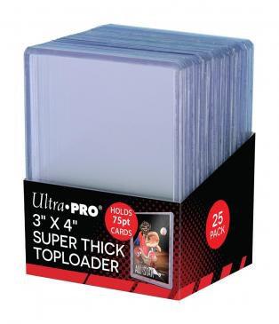 Ultra PRO Toploaders 3" x 4" 75 PT 25 CT