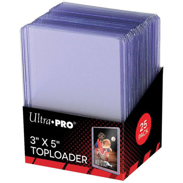 Ultra Pro 3" x 5" Clear Regular Toploader (25-Count)