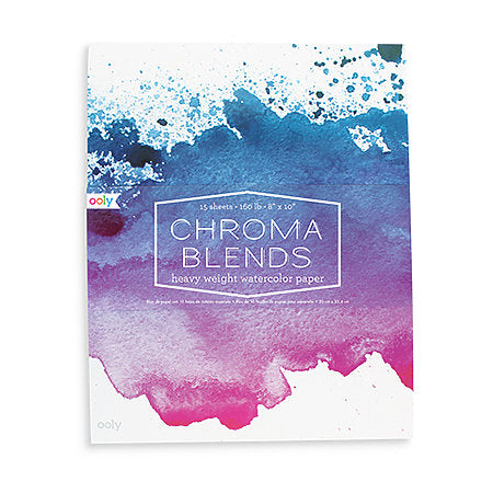 Ooly Chroma Blends Water Color Pad 8x10