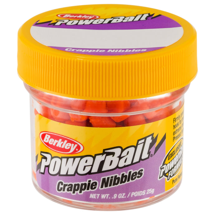 Berkley CNFO PowerBait Crappie Nibbles - Fluorescent Orange
