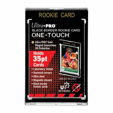 Ultra PRO - 35PT Black Border Rookie Card UV One-Touch Magnetic Holder