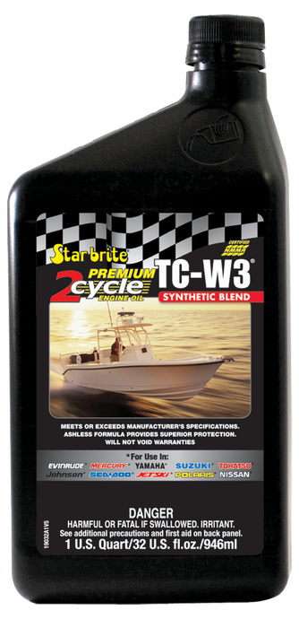 Superbrite Premium 2-Cycle Engine Oil TC-W3 32 oz