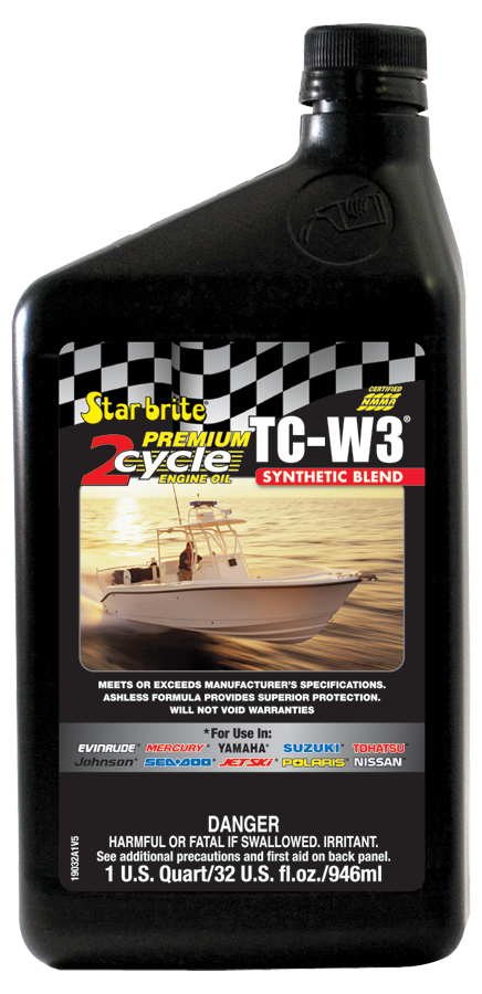 Superbrite Premium 2-Cycle Engine Oil TC-W3 32 oz