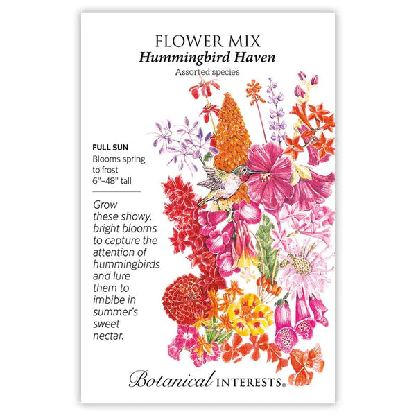 Load image into Gallery viewer, Hummingbird Haven Flower Mix Seeds
