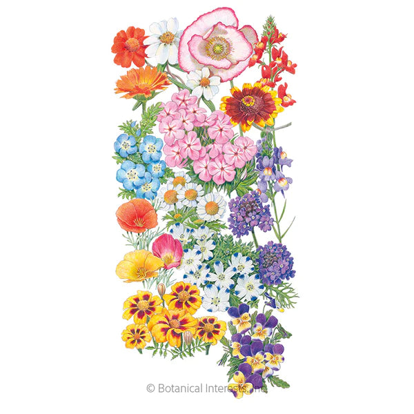 Load image into Gallery viewer, Three-Season Bloom Flower Mix Seeds
