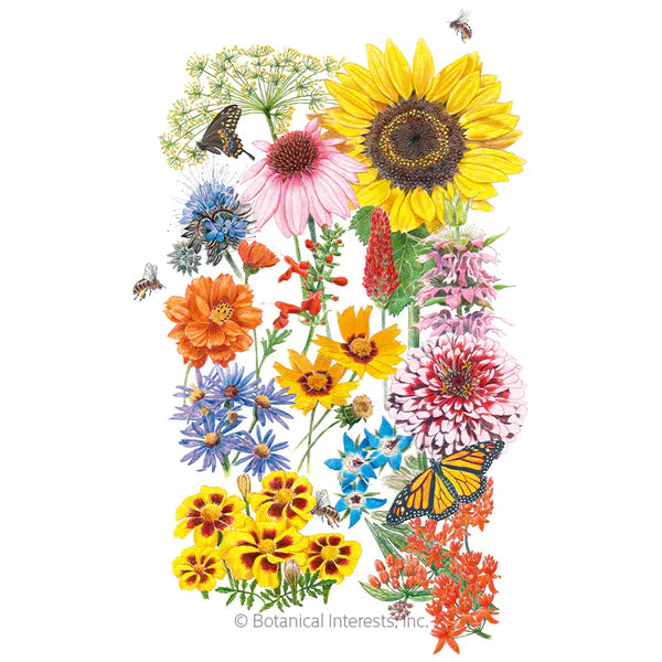 Load image into Gallery viewer, Precious Pollinators Flower Mix Seeds
