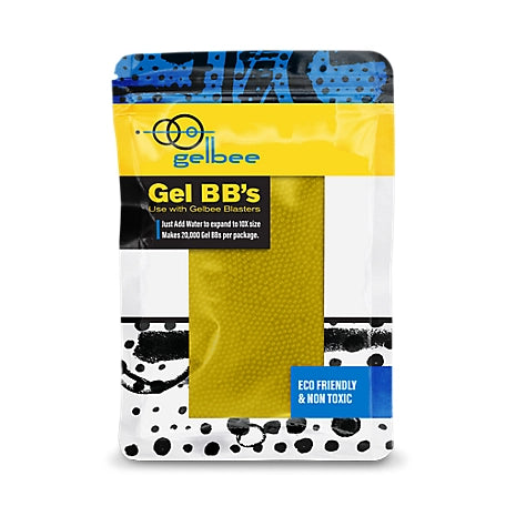 Load image into Gallery viewer, Crosman Gelbee BBs in Resealable Package, 20,000 ct., Yellow
