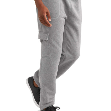 I5 Men's Cargo Pocket Fleece Sweatpants (Heather Grey)