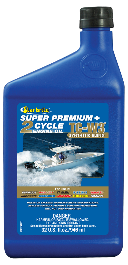 Superbrite Super Premium 2-Cycle Engine Oil TC-W3 32 oz