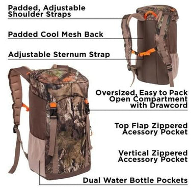 Allen Canyon Rucksack, Mossy Oak Country Brown And Taupe