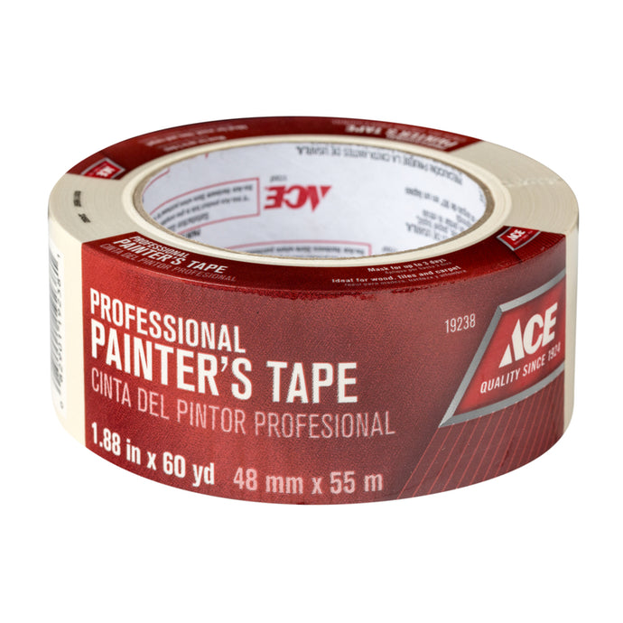 Ace Professional 1.88 in. W X 60 yd L Beige Medium Strength Painter's Tape 1 pk