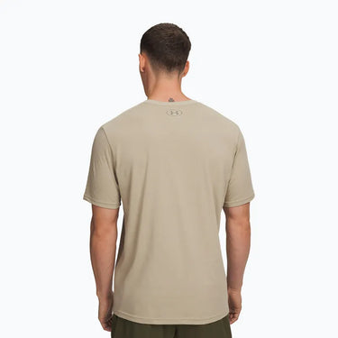 Under Armour Left Chest Logo Men's Short Sleeve T-Shirt (City Khaki/Taupe Dusk) Size XL