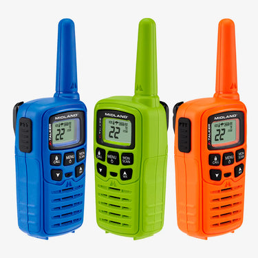 Midland T10 X-Talker® FRS Multi-Color Walkie Talkie 3 Pack