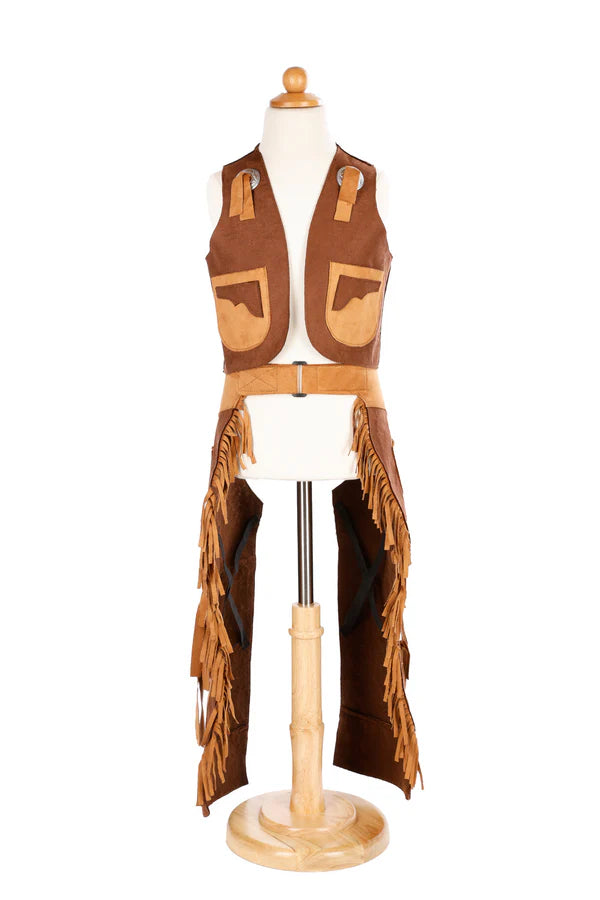 Load image into Gallery viewer, Cowboy Vest and Chaps - Size 5-6
