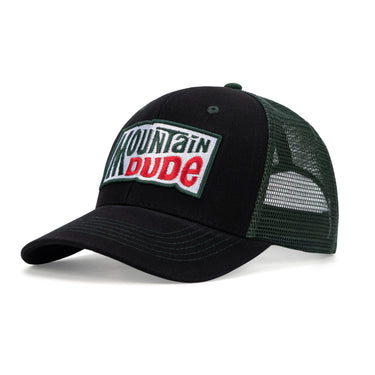 Mountain Dude Hat (Black/Forest Green)