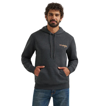 Wrangler Men's Western Hoodie (Jet Black) Size L