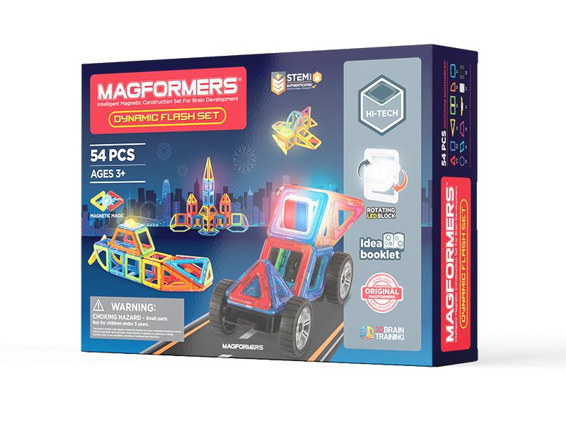 Load image into Gallery viewer, Magformers Dynamic Flash 54Pc Set
