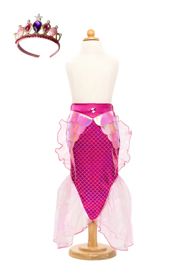 Load image into Gallery viewer, Mermaid Glimmer Skirt Set with Headband
