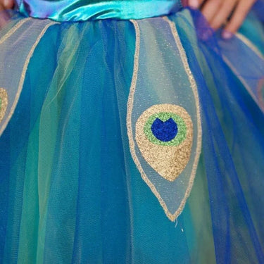 Pretty Peacock Dress & Headband